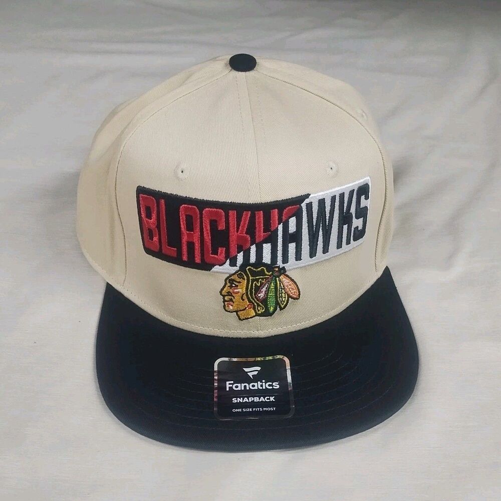 Fanatics Chicago Blackhawks NHL Snapback Hat Adjustable Cap Hockey One Size New